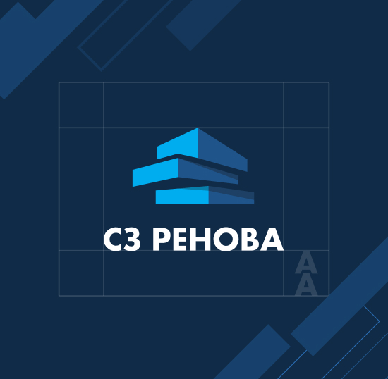 Разработали логотип для застройщика «Ренова»