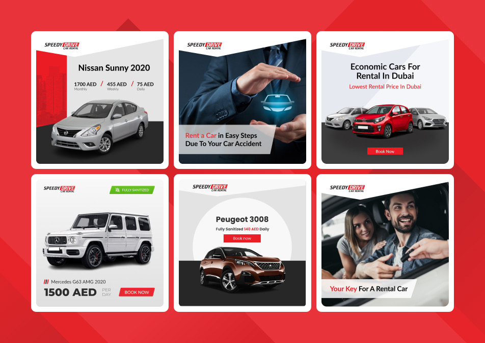Примеры постов для аккаунта «Speedydrive»