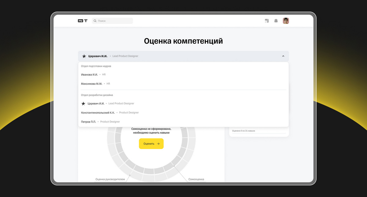 Выбор сотрудника тимлидом Выбор сотрудника тимлидом